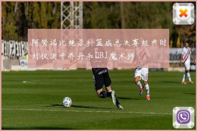 阿努诺比绝杀补篮成总决赛经典时刻仅次于乔丹和LBJ魔术师